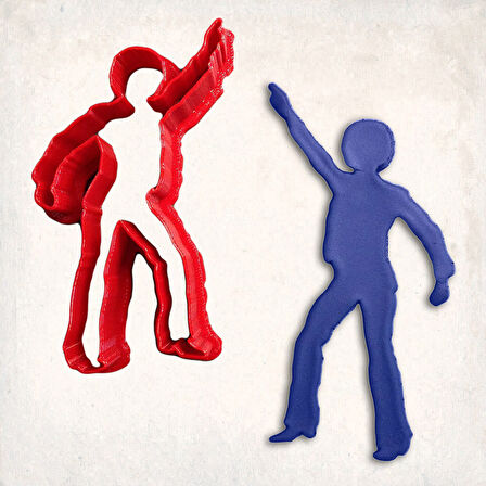 Disko Dansçısı Erkek Kurabiye Kalıbı Şekillendirici Kopat