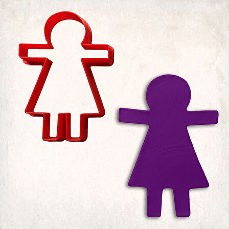 Kağıt Bebek Kurabiye Kalıbı Şekillendirici Kopat