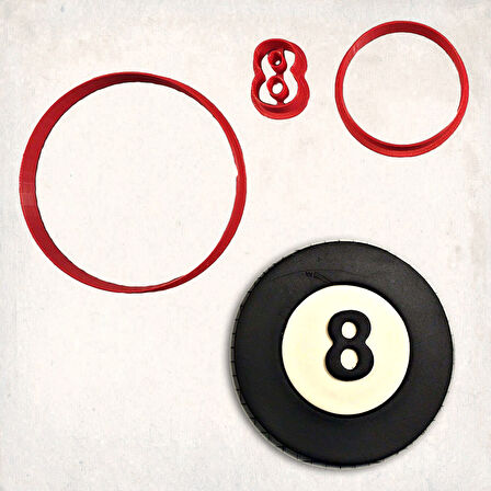 8 Top Detay Kurabiye Kalıp Seti 3’lü