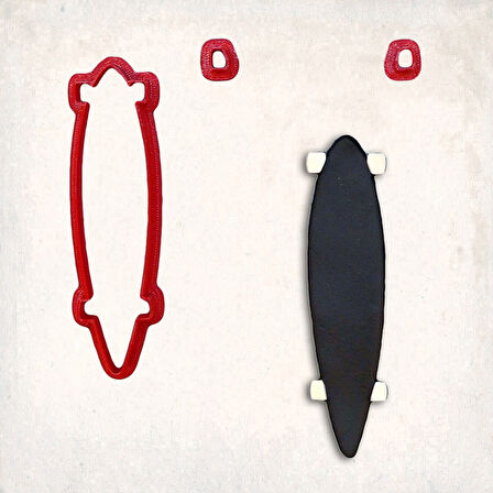 Kaykay Detay Kurabiye Kalıp Seti 2’li