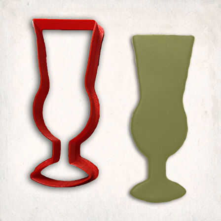 Kokteyl Bardağı Kurabiye Kalıbı Şekillendirici Kopat