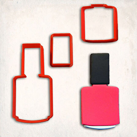 Oje Detay Kurabiye Kalıp Seti 3’lü