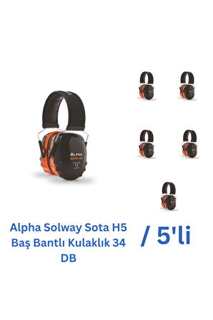 Alpha Sotah5 Baş Bantlı Kulaklık 34 DB - 5 Adet