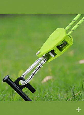 Ayarlanabilir Tente Çadır Halat Kasnağı Gergi halatı