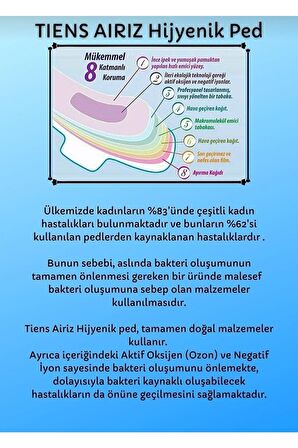 Tiens Airiz Gece Hijyenik Ped 8 Adet