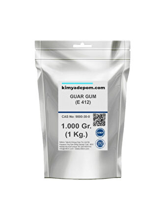 Kimya Depom Guar Gum E-412 (Guar Sakızı) 1 Kg.