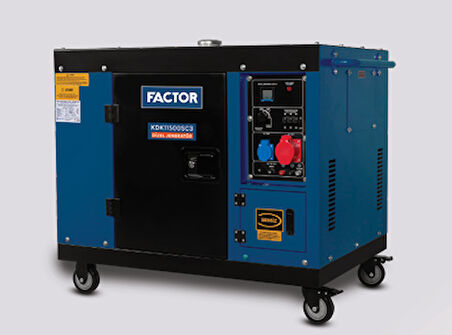 Factor KDK11500SC3 Trifaze Marşlı Dizel Jeneratör