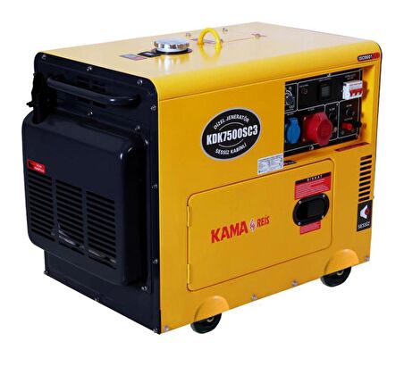 Kama KDK7500SC3 Dizel 3-Faz Jeneratör 6.9kVA