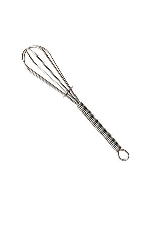 Kristal Doğal Desenli Metal Çırpıcı, Mini Boy, 12 Cm Boyunda, 6 Adet