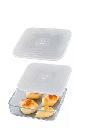 Silikon 2 Boy Kare Borcam Kapağı 2'li