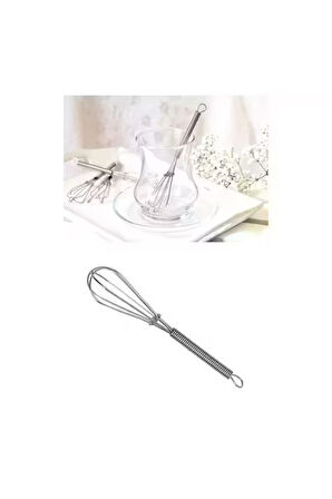 Paslanmaz Çelik Yaylı Küçük Boy Yumurta Çırpıcı