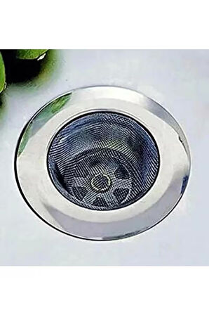 Paslanmaz Çelik Lavabo Süzgeci 7,5 Cm