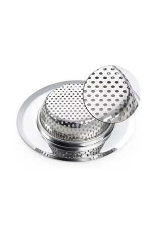 11.5 Cm Büyük Boy Paslanmaz Çelik Lavabo Süzgeci - Evye Süzgeci 11.5 Cm