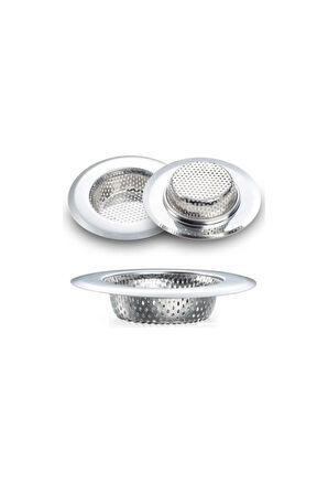 11.5 Cm Büyük Boy Paslanmaz Çelik Lavabo Süzgeci - Evye Süzgeci 11.5 Cm
