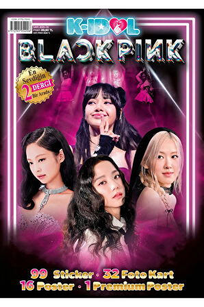KIDOL İKİ DERGİ BİR ARADA BLACKPINK - 2025