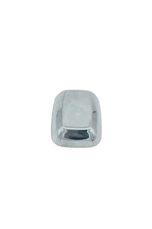 Paslanmaz Çelik Kayık Tabak Kase - Çerezlik, Meze Ve Salata Kasesi Sosluk, 14 Cm, 2 Adet Orta Boy