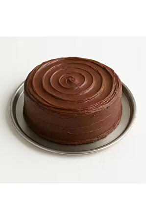 Paslanmaz Çelik 4 Adet 23 Cm Yuvarlak Servis, Pasta, Kurabiye, Ikram Tabağı, Servis Tabağı 4 Adet