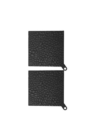 Silikon Nihale 2 Adet, Kare Tasarımlı 16 X 16 Cm, Kavanoz Kapağı Açma, Fırın Tepsi Tutacağı Kare