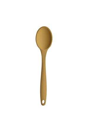 Büyük Boy Yanmaz Silikon Spatula Ve Kaşık Seti 3 Model - Spatula Kaşık Sarı 3'lü Set
