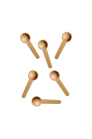 6 Adet Renkli Baharat Küreği Baharat Kaşığı