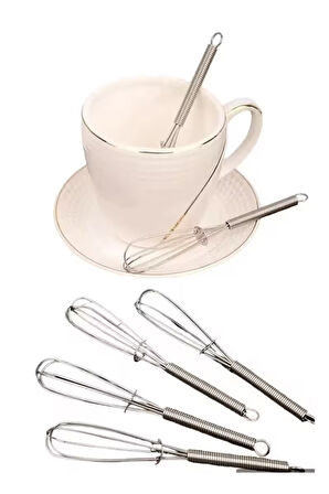 Doğal Renkli Çelik Lüx Yaylı Yumurta Çırpıcı-Çok Amaçlı Çırpıcı