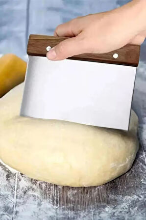 Mor Silikon Hamur Açma Matı 45 X 65 Cm, 32 Cm Pizza Tepsisi Ve Ahşap Saplı Hamur ve Pizza Kesici