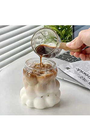 350 ml Üzüm Bubble Cam Bardak Nescafe, Latte, Meşrubat Bardağı Çeyiz Listesi 6 Adet - 2431