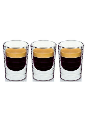 Yeni Stil Espresso Fincanı, Çay, Meşrubat, Latte, Kahve Bardağı 160 ml - 3 Adet - 2916