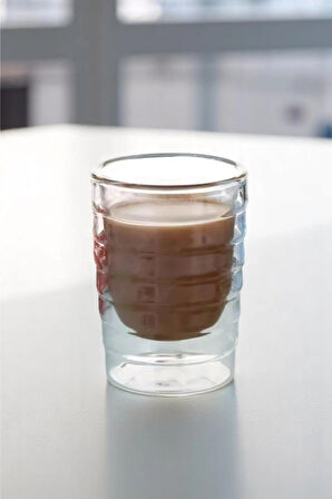 Yeni Stil Espresso Fincanı, Çay, Meşrubat, Latte, Kahve Bardağı 160 ml - 3 Adet - 2916