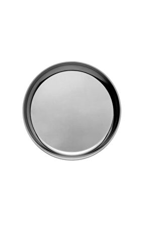 Mini Metal Çerezlik, Sosluk, Lokumluk, Sunumluk Mini Tabak - 14 Cm - 6 Adet