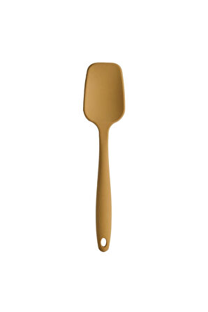 5 Li Sarı Yanmaz Yapışmaz Silikon Düz Yassı Spatula Kaşık 3 Adet Siyah Metal Ve Silikon Maşa 2 Adet