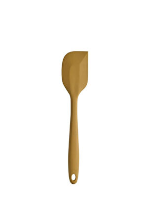 5 Li Sarı Yanmaz Yapışmaz Silikon Düz Yassı Spatula Kaşık 3 Adet Siyah Metal Ve Silikon Maşa 2 Adet