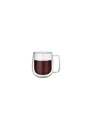 Çift Cidarlı Borosilikat Cam Nescafe,latte,filtre Kahve,süt,bitki Çayı Kupası 300 ml 4 Adet 2769