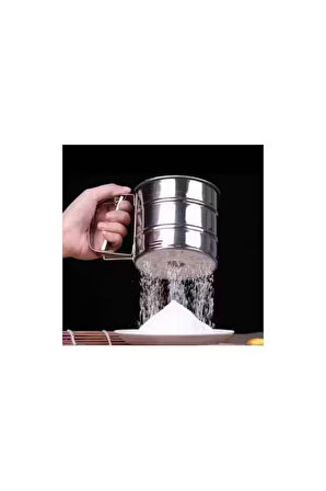 Silikon Ölçülü Çok Amaçlı Hamur Açma Matı 45 Cm X 65 Cm, Çelik Un Eleği ve Çelik Hamur Kesici