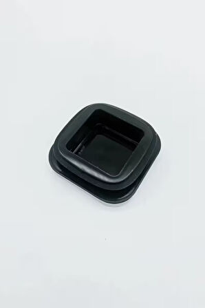 Vakum Krom Kapaklı Kare Cam Kavanoz 6,5x12,5 Cm - 350 Ml Cam Baharatlık Saklama Kabı 18 Adet