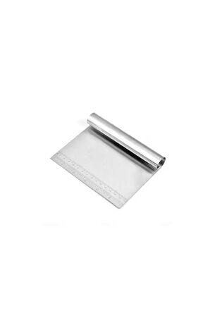 Mor Silikon Ölçülü Çok Amaçlı Hamur Açma Matı 45 Cm X 65 Cm ve Ölçülü Çelik Hamur Kesme Spatulası