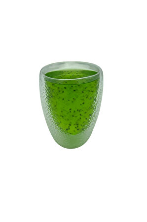 Çift Cidarlı Buzlu Kahve,Latte,Çay Bardağı Seti -300 ML Cam Kupa Seti 6 Adet 2221