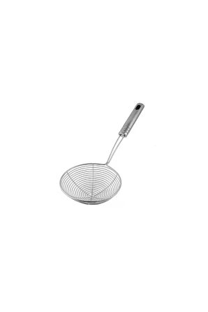 Metal Saplı Kevgir -18-16 Cm Çap -iki Boy Kevgir Seti