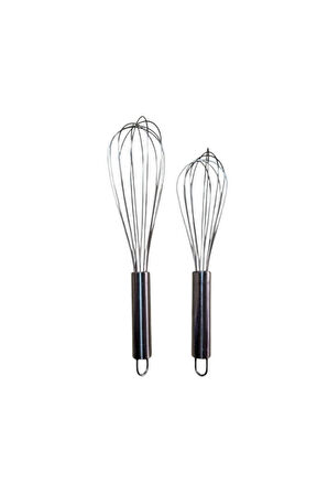 Metal Çırpıcı 35 ve 30 Cm ikili Set-iki Boy Metal Çırpıcı