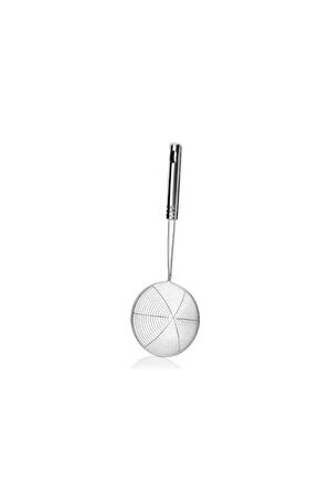 Metal Saplı Kevgir -16-14 Cm Çap -iki Boy Kevgir Seti