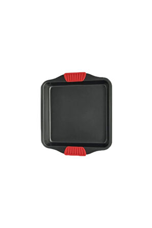 Karbon Siyah Çelik Orta Boy Fırın Tepsisi 24 x 30 x 7 cm - 1 Adet