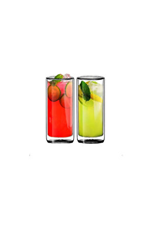 Uzun Cam Su,Latte,Meşrubat,Smoothie  Bardağı Seti 270 ML 6 Adet 2325
