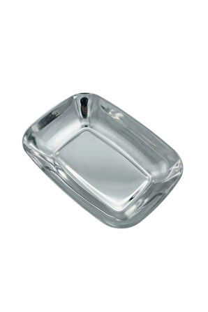 Paslanmaz Çelik Kayık Tabak Kase - Çerezlik, Meze Ve Salata Kasesi Sosluk, 17 Cm, 2 Adet Büyük Boy