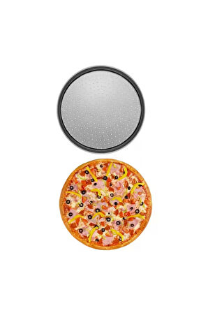2li Set Pembe 45x65 cm Silikon Hamur Açma Matı Ve Pizza Tepsisi 32 cm