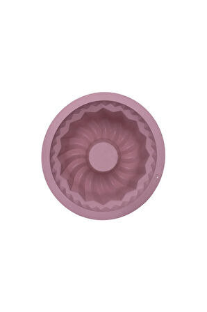 Silikon Büyük Model Kek Kalıbı Pembe 23 Cm