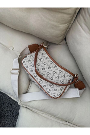 Farme Monogram Taba Baget Ve Çapraz Çanta