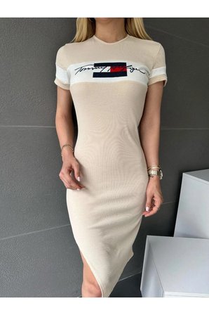 Tommy Hilfiger  Bayan Likralı Elbise