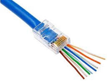 Nova RJ45 Cat6 Açık Uçlu 100lü Paket  Konnektör Delikli (KDO)