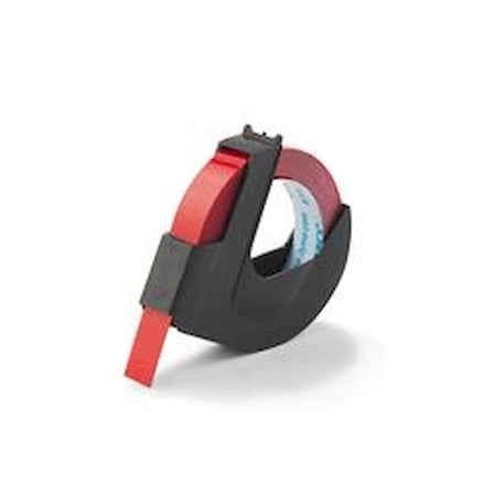 DYMO S0898150 Kabartma Şerit, 9 mmx3 mt, Kırmızı 520102 (KDO)