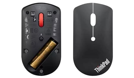 lenovo 4Y51D20848 ThinkPad USB-C Wireless Compact Mouse 2.4 GHz  (800 DPI,1600 DPI,2400 DPI) (KDO)